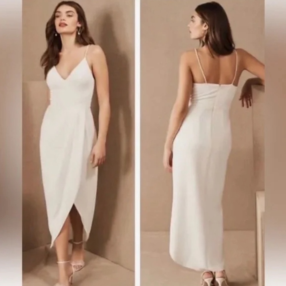 BHLDN White Formal Bridal Dress (Size 4)